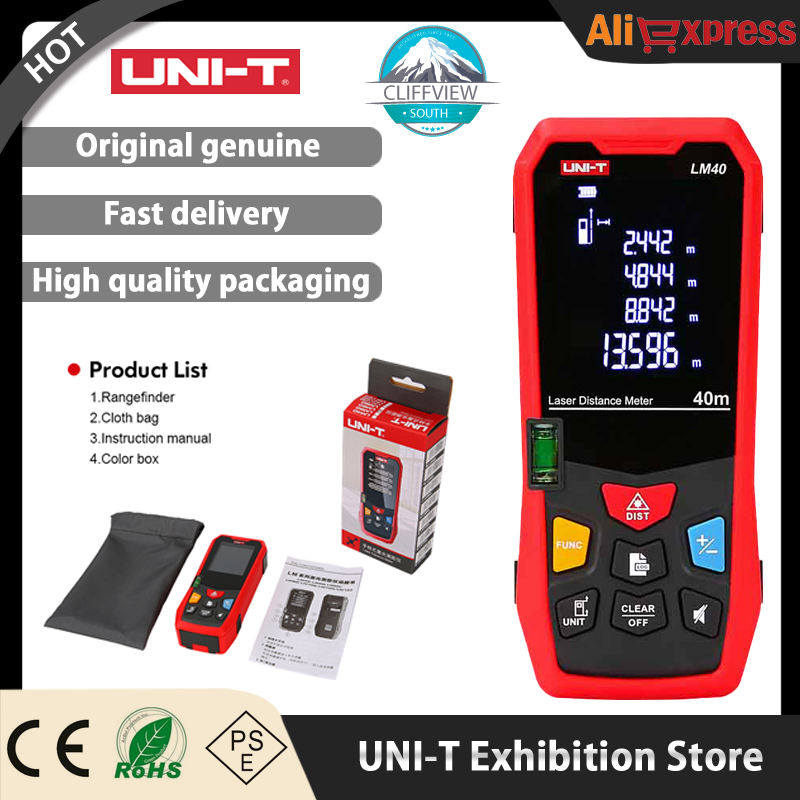 Renewable Energy Demonstration Kit - เครื่องวัดระยะทางด้วยเลเซอร์ UNI-T 40ม. 60ม. 80ม. 100ม.