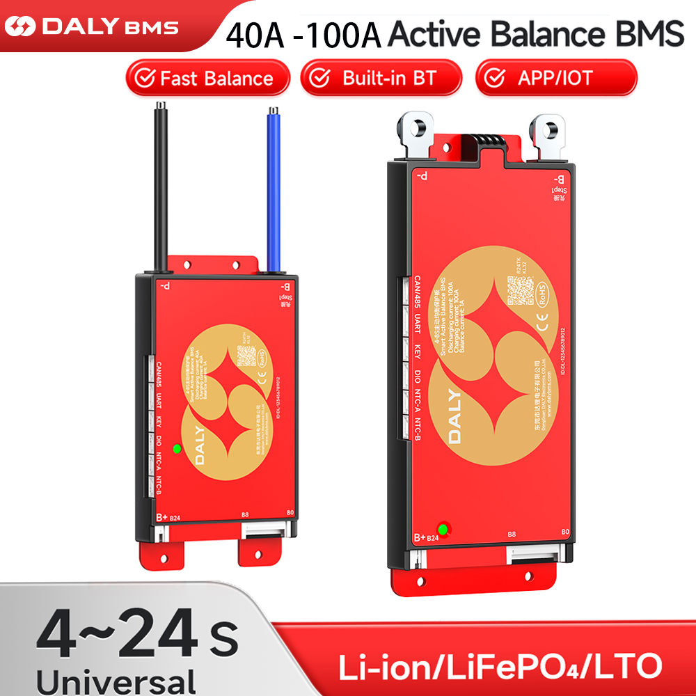 Smart Bms - DALY 100 สมาร์ท BMS 4S 8S