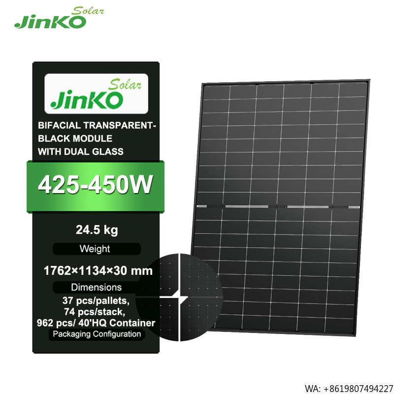 Jinko Solar Panel N-Type - แผงโซลาร์เซลล์ Jinko Tiger Neo 425-450 วัตต์