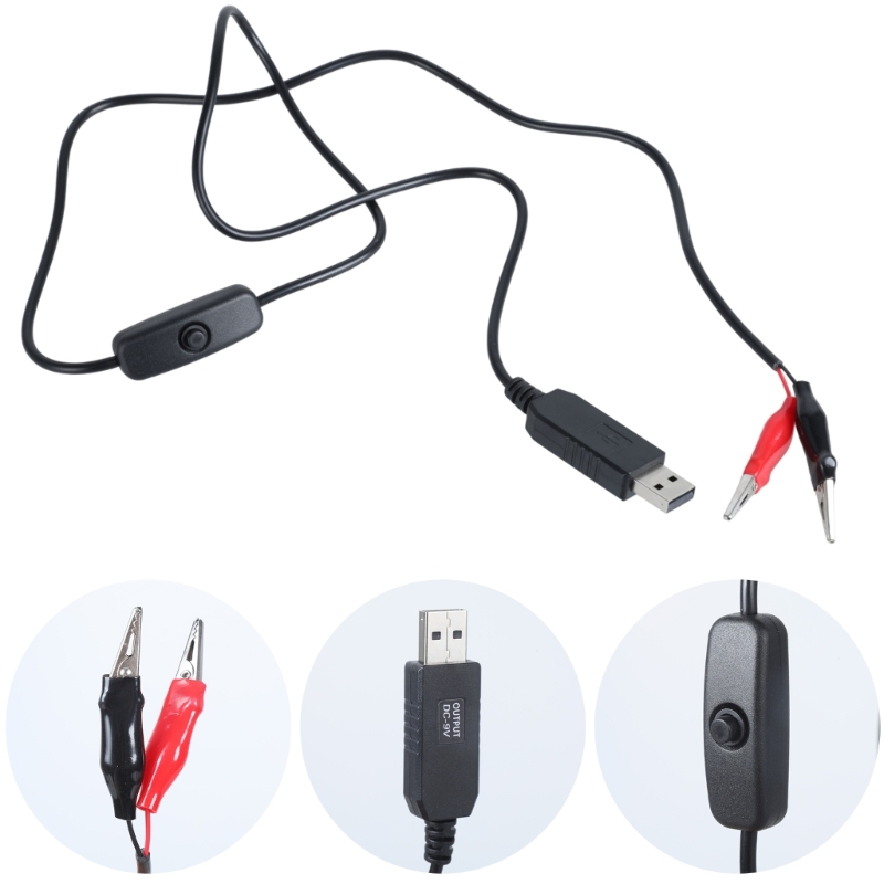 100 ซม.จระเข้ทดสอบคลิป USB ชาย - Renewable Energy Demonstration Kit บทวิจารณ์และราคา