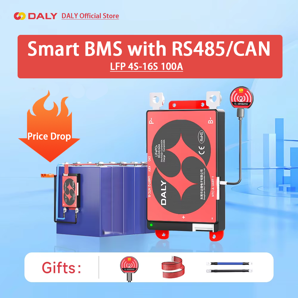 Daly Smart BMS 4S Lifepo4 12V  - Smart Bms บทวิจารณ์และราคา