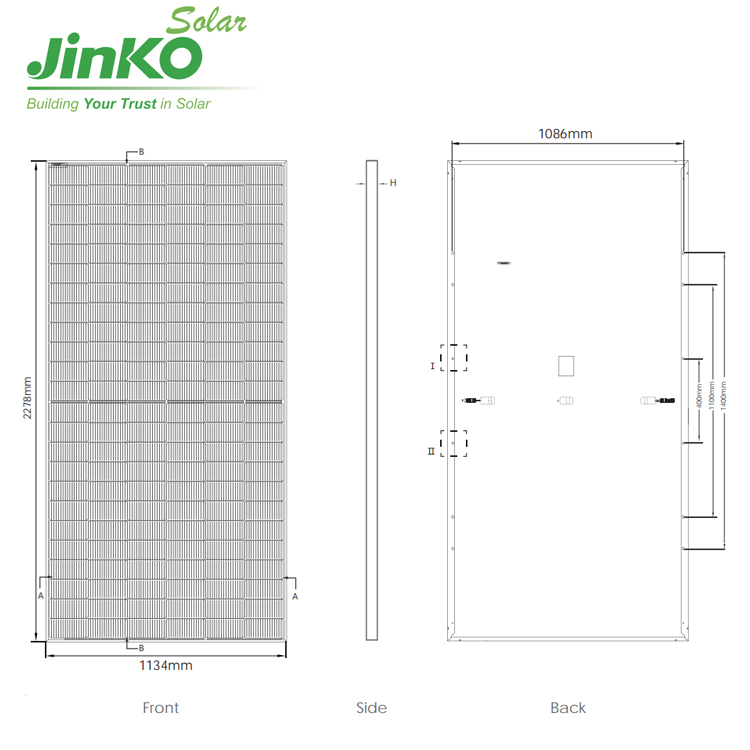 Jinko n ประเภทโมดูล Pv 610 วัต - Jinko Solar Panel N-Type บทวิจารณ์และราคา
