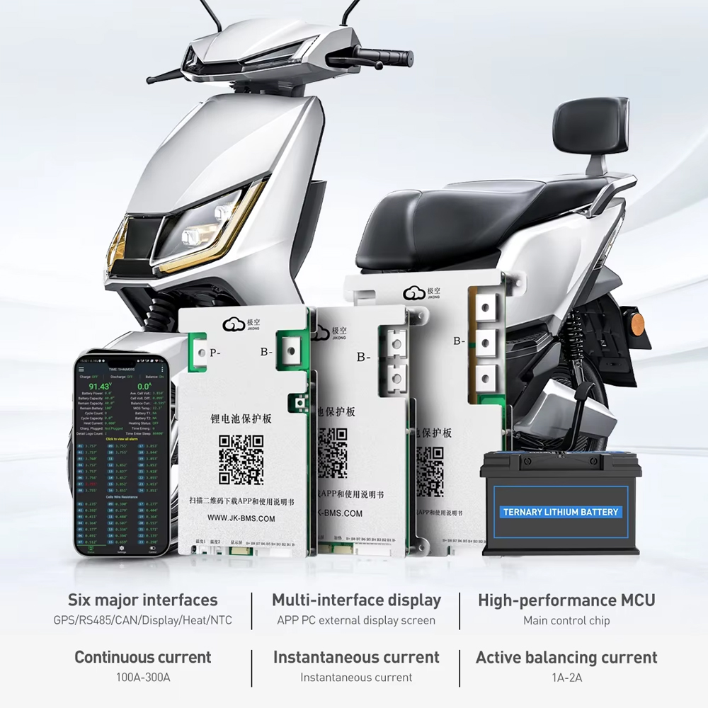 JK Smart BMS แบตเตอรี่ Li-ion  - Smart Bms บทวิจารณ์และราคา
